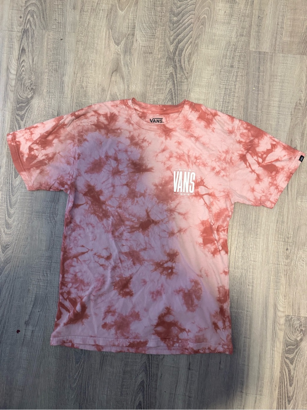 Vans Pink Tie-Dye Short Sleeve Tee
